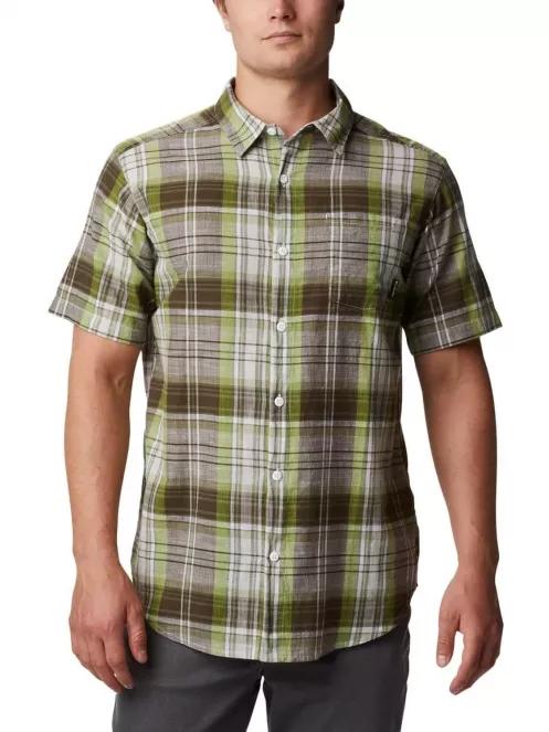 camasa cu maneci scurte pt. barbati Columbia Under Exposure YD Short Sleeve Shirt verde 2