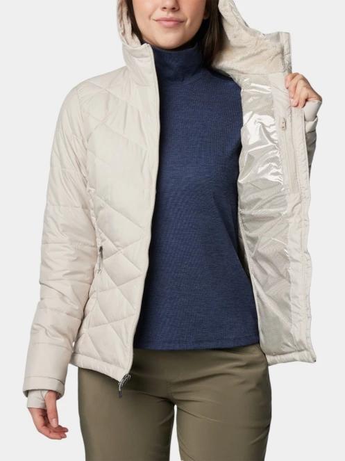 jacheta cu gluga pt. femei Columbia Heavenly Hooded Jacket nisip 6