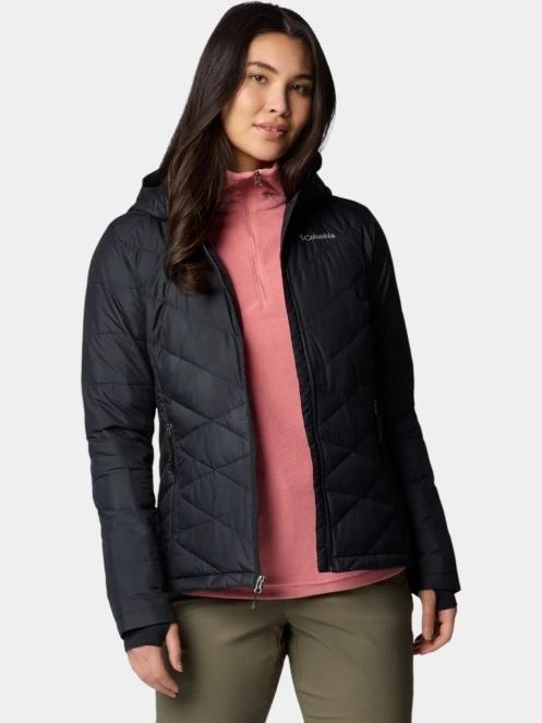 jacheta de primavara pt. femei Columbia Heavenly Hooded Jacket negru 6