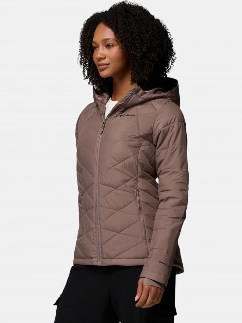 jacheta de primavara pt. femei Columbia Heavenly Hooded Jacket maro 3