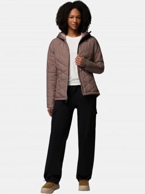 jacheta de primavara pt. femei Columbia Heavenly Hooded Jacket maro 5