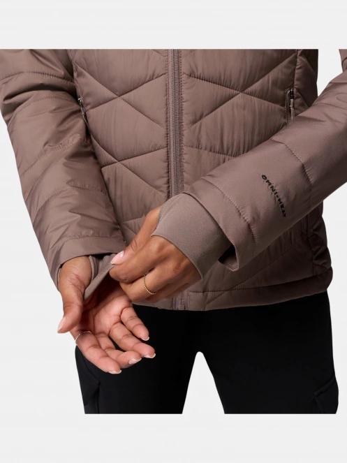 jacheta de primavara pt. femei Columbia Heavenly Hooded Jacket maro 9
