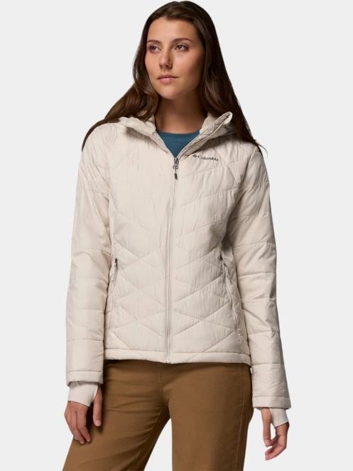jacheta de primavara pt. femei Columbia Heavenly Hooded Jacket nisip 2