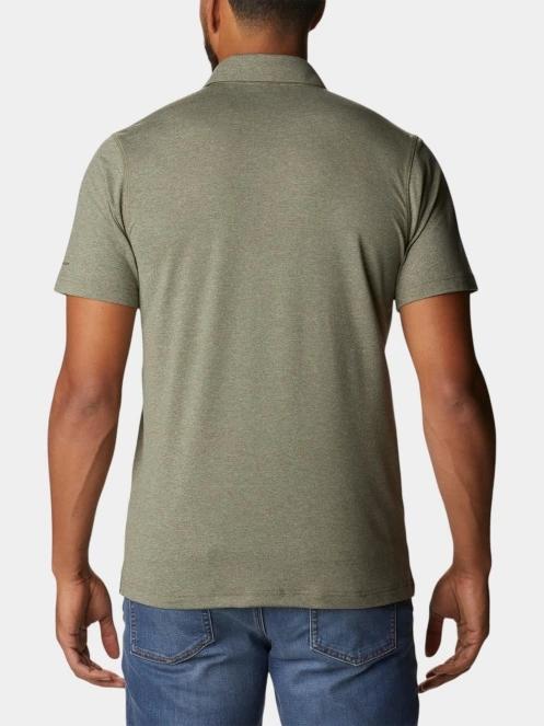 tricou cu guler pt. barbati Columbia Tech Trail Polo verde 4