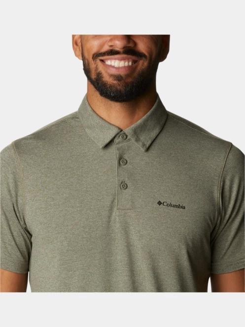 tricou cu guler pt. barbati Columbia Tech Trail Polo verde 6