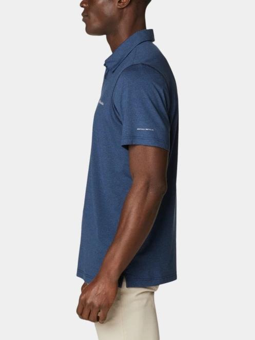 tricou cu guler pt. barbati Columbia Tech Trail Polo albastru 3