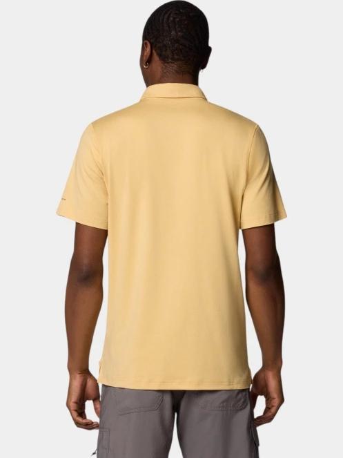 tricou cu guler pt. barbati Columbia Tech Trail Polo galben 4