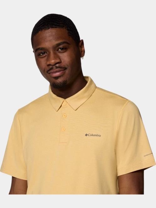 tricou cu guler pt. barbati Columbia Tech Trail Polo galben 6