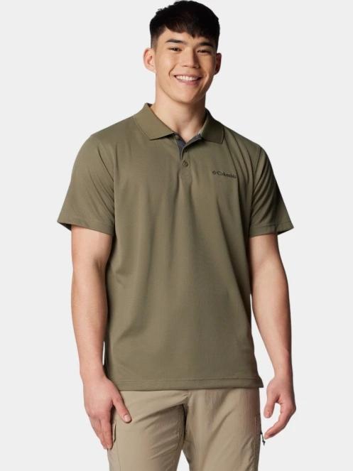 tricou cu guler pt. barbati Columbia Utilizer Polo verde 2