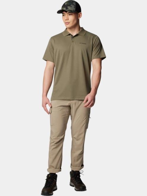 tricou cu guler pt. barbati Columbia Utilizer Polo verde 5