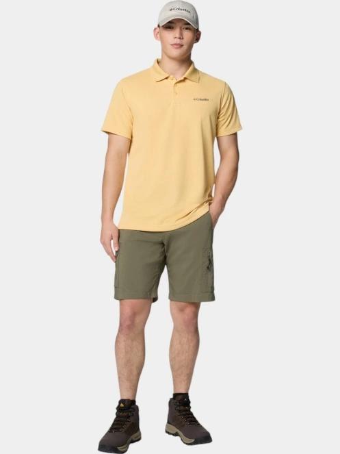tricou cu guler pt. barbati Columbia Utilizer Polo galben 5