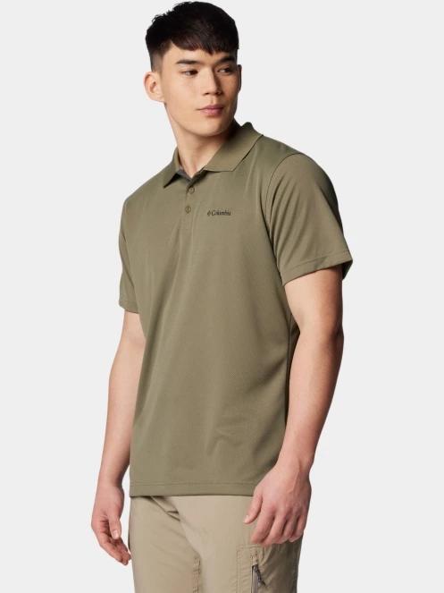 tricou de sport, cu guler pt. barbati Columbia Utilizer Polo verde 3