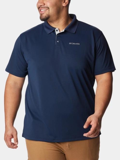 tricou cu guler pt. barbati Columbia Utilizer Polo albastru inchis 2