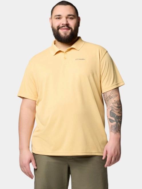 tricou cu guler pt. barbati Columbia Utilizer Polo galben 2