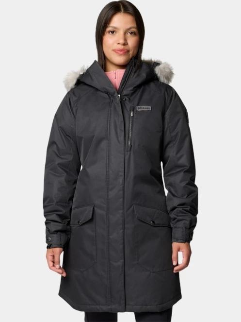 jacheta de iarna pt. femei Columbia Suttle Mountain Long Insulated Jacket negru 2