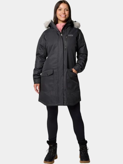 jacheta de iarna pt. femei Columbia Suttle Mountain Long Insulated Jacket negru 5