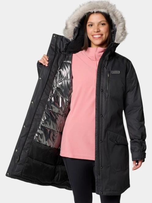 jacheta de iarna pt. femei Columbia Suttle Mountain Long Insulated Jacket negru 6