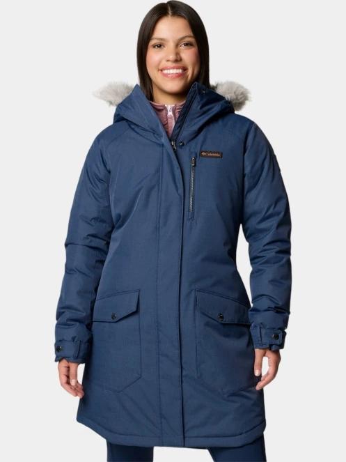 jacheta de iarna pt. femei Columbia Suttle Mountain Long Insulated Jacket albastru 2