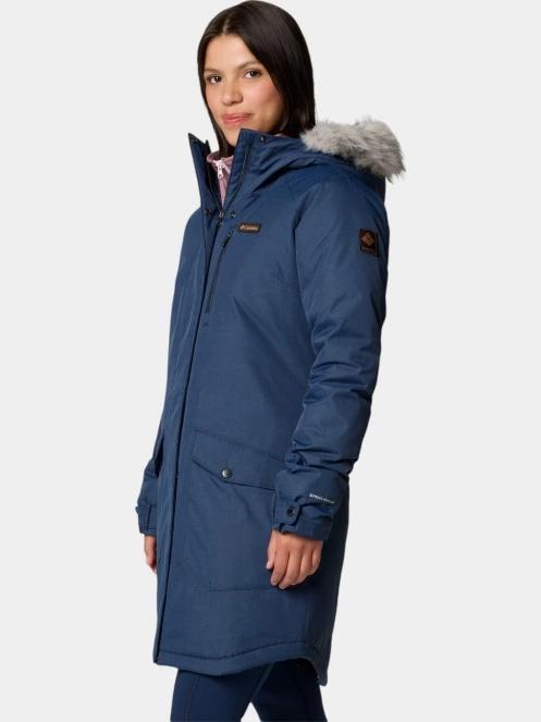 jacheta de iarna pt. femei Columbia Suttle Mountain Long Insulated Jacket albastru 3