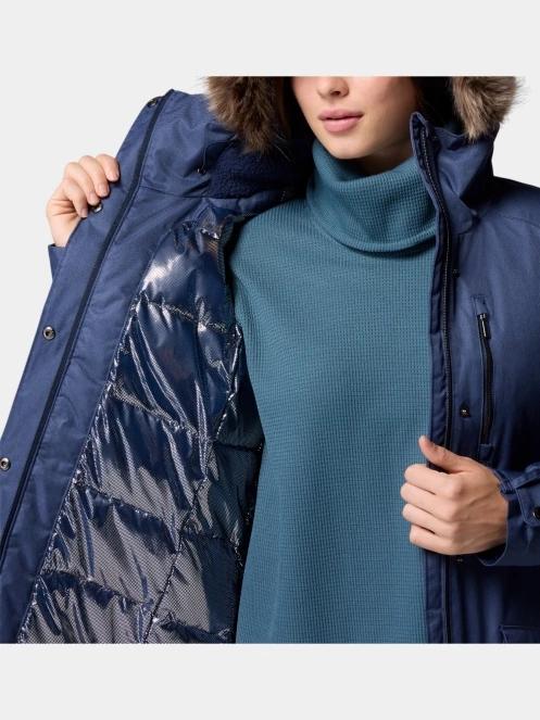 jacheta de iarna pt. femei Columbia Suttle Mountain Long Insulated Jacket albastru 7