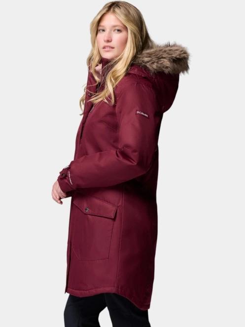 jacheta de iarna pt. femei Columbia Suttle Mountain Long Insulated Jacket rosu 3