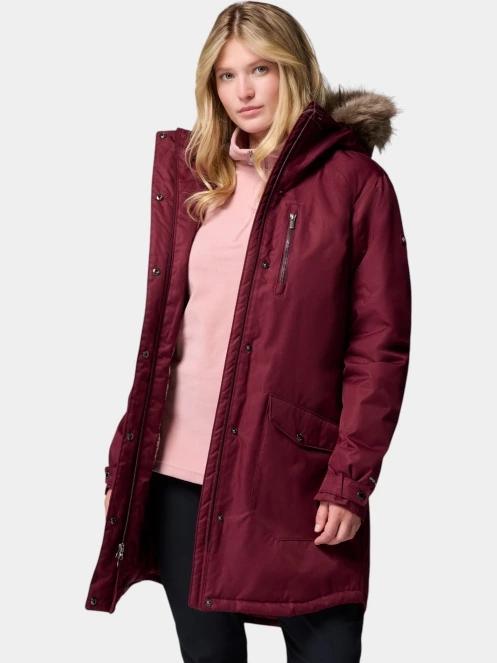 jacheta de iarna pt. femei Columbia Suttle Mountain Long Insulated Jacket rosu 6