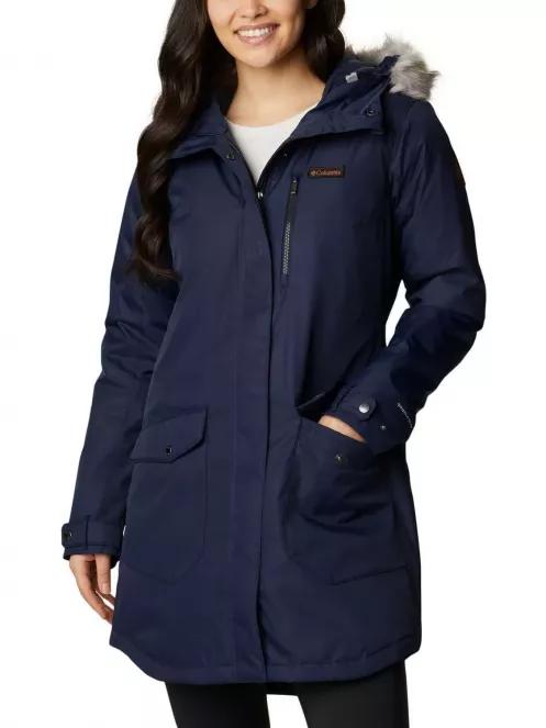 jacheta de iarna pt. femei Columbia Suttle Mountain Long Insulated Jacket albastru 2