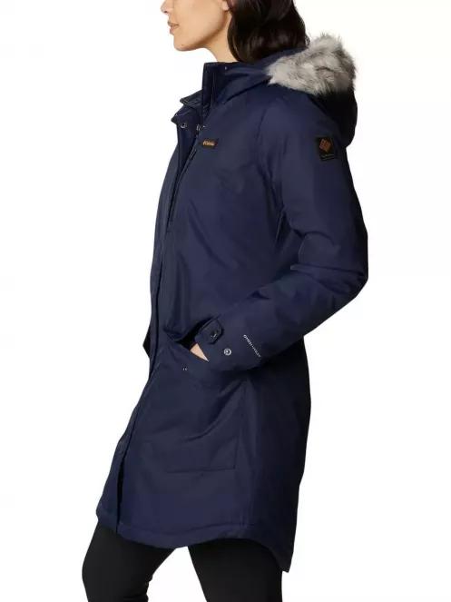 jacheta de iarna pt. femei Columbia Suttle Mountain Long Insulated Jacket albastru 4