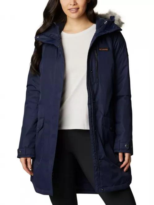 jacheta de iarna pt. femei Columbia Suttle Mountain Long Insulated Jacket albastru 6