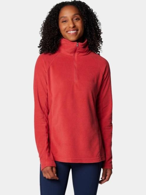 pulover polar pt. femei Columbia Glacial IV 1/2 Zip rosu 2