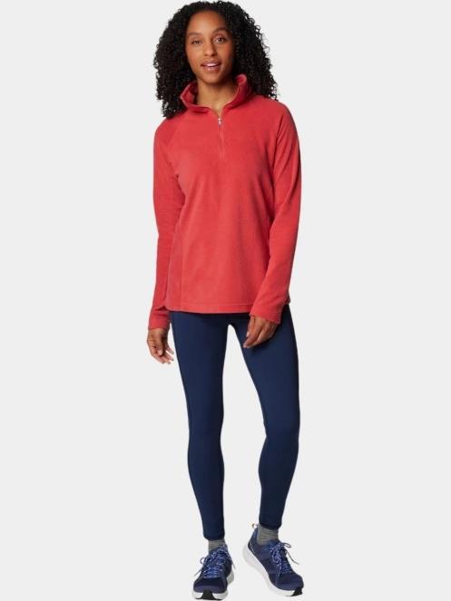 pulover polar pt. femei Columbia Glacial IV 1/2 Zip rosu 5