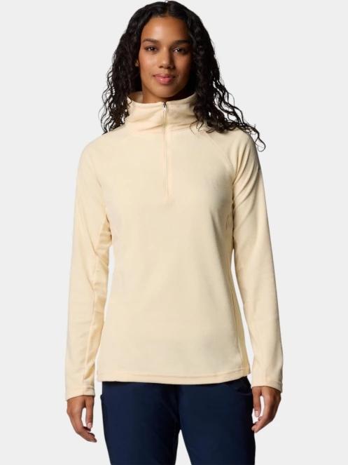 pulover polar pt. femei Columbia Glacial IV 1/2 Zip galben 2
