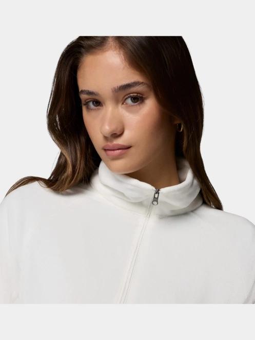 pulover polar pt. femei Columbia Glacial Iv 1/2 Zip alb 7