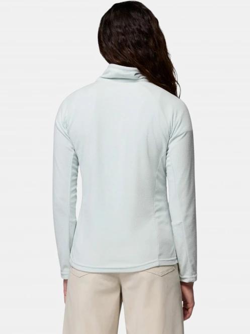 pulover polar pt. femei Columbia Glacial Iv 1/2 Zip verde deschis 4