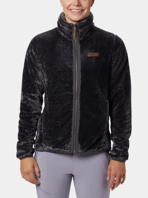 pulover polar pt. femei Columbia Fire Side II Sherpa Fz gri 2
