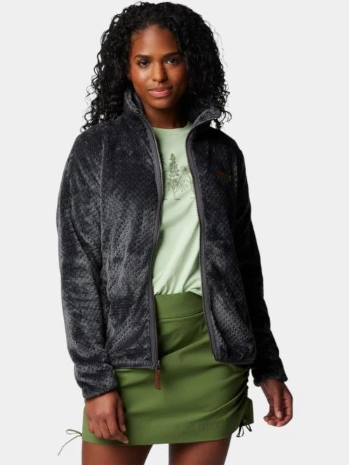 pulover polar pt. femei Columbia Fire Side II Sherpa Full Zip negru 5