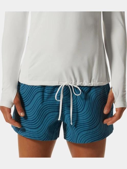 tricou cu maneci lungi, pentru sport pt. femei Mountain Hardwear Crater Lake Long Sleeve Hoody gri 6