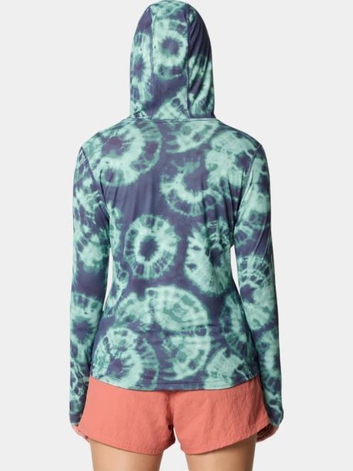 tricou cu maneci lungi, pentru sport pt. femei Mountain Hardwear Crater Lake Long Sleeve Hoody albastru 4