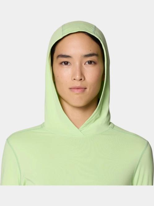 tricou cu maneci lungi, pentru sport pt. femei Mountain Hardwear Crater Lake Long Sleeve Hoody verde 6