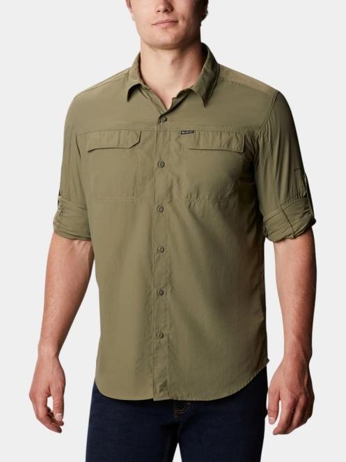 camasa de drumetie cu maneci lungi pt. barbati Columbia Silver Ridge 2.0 Long Sleeve Shirt verde 5