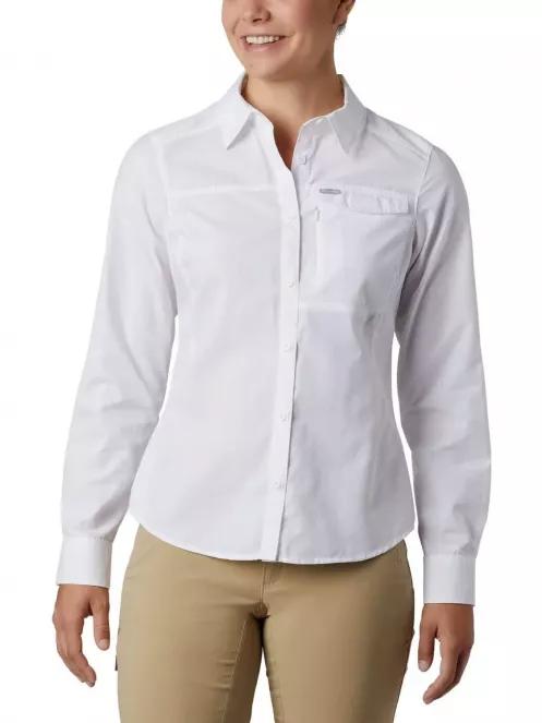 camasa de drumetie pt. femei Columbia Silver Ridge 2.0 Long Sleeve Shirt alb 2
