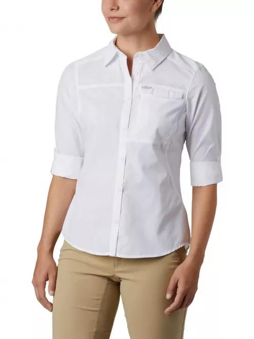 camasa de drumetie pt. femei Columbia Silver Ridge 2.0 Long Sleeve Shirt alb 4