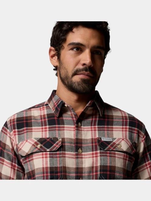 camasa cu maneci lungi pt. barbati Columbia Flare Gun Stretch Flannel bordo 7