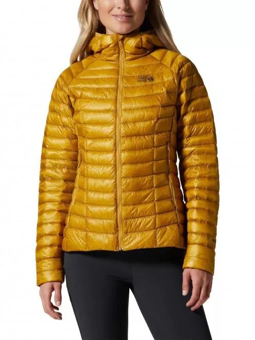 jacheta de puf pt. femei Mountain Hardwear Ghost Whisperer/2 Hoody galben 2
