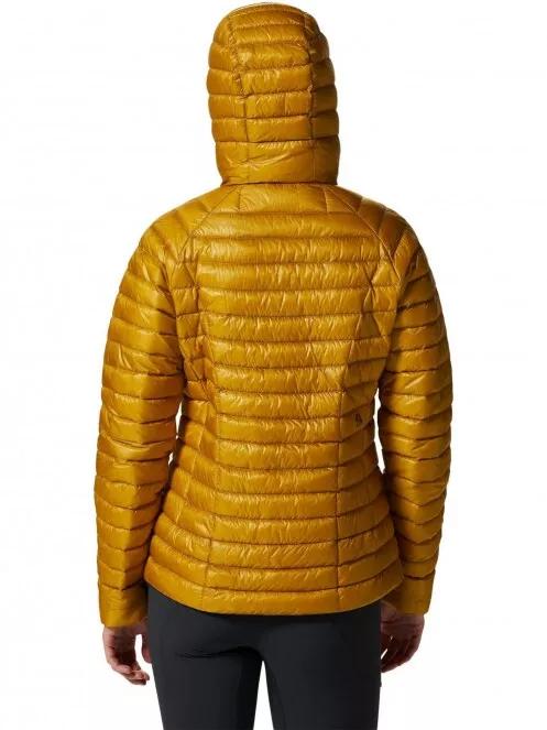 jacheta de puf pt. femei Mountain Hardwear Ghost Whisperer/2 Hoody galben 3