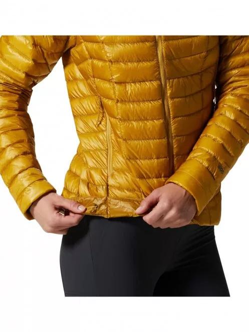 jacheta de puf pt. femei Mountain Hardwear Ghost Whisperer/2 Hoody galben 5
