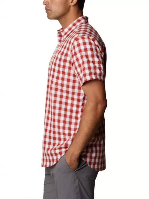 camasa cu maneci scurte pt. barbati Columbia Brentyn Trail SS Seersucker Shirt portocaliu 3
