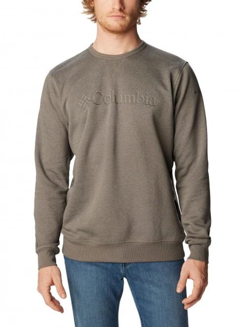 pulover pt. barbati Columbia M Columbia Logo Fleece Crew gri 2