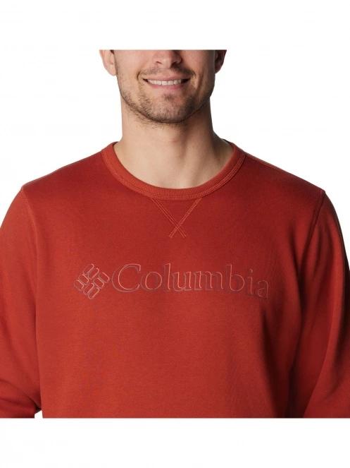 pulover pt. barbati Columbia M Columbia Logo Fleece Crew rosu 5