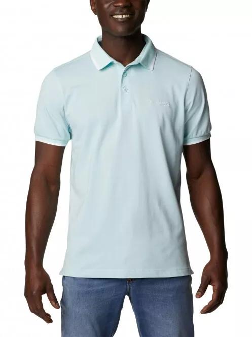 tricou cu guler pt. barbati Columbia Cove Dome Butte Solid Pique Polo verde 2